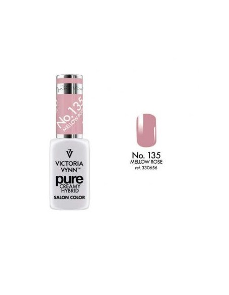Pure Creamy Hybrid 135 Mellow Rose | Esmalte híbrido cremoso | Valsant Stetics