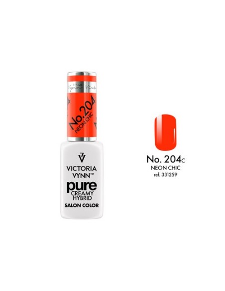 Pure Creamy Hybrid 204 Neon Chic | Esmalte híbrido cremoso | Valsant Stetics