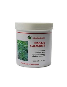 Crema de Masajes con Cannabis Cibelesthetic - Hidratante y Reafirmante