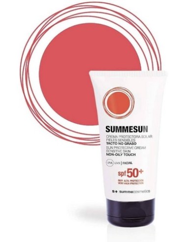 SUMMESUN SPF50+ PIELES SENSIBLES  Crema Protectora Solar Facial