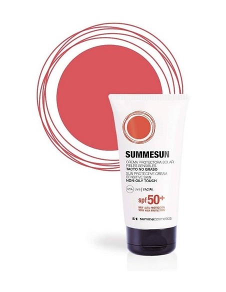 SUMMESUN SPF50+ PIELES SENSIBLES  Crema Protectora Solar Facial