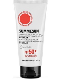SUMMESUN SPF50+ CC CREAM  Protector Solar Facial con Color