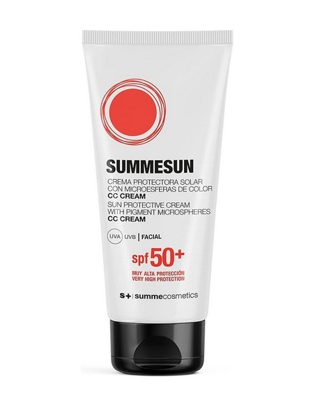 SUMMESUN SPF50+ CC CREAM  Protector Solar Facial con Color