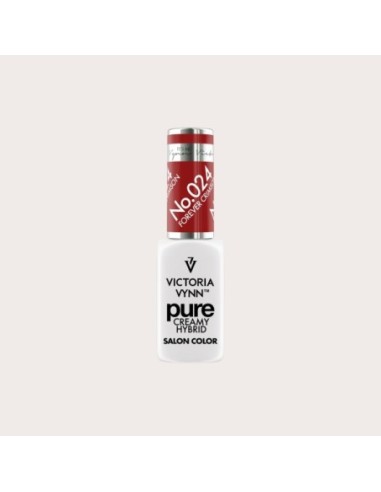 Pure Creamy Hybrid 024 Forever Crimson | Esmalte híbrido cremoso | Valsant Stetics