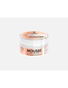 Mousse Sculpture Gel 01 Crystal Glass 50 ml | Gel Transparente para Construcción