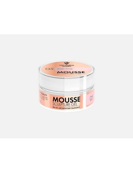 Mousse Sculpture Gel 05 Baby Pink 15 ml | Gel Rosa Lechoso para Construcción y Babyboomer