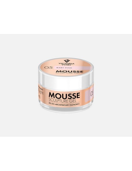 Mousse Sculpture Gel 05 Baby Pink 50 ml | Gel Rosa Lechoso para Construcción y Babyboomer