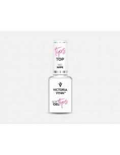 Soft Gel Tips Top Tips No Wipe | Top Coat Sin Dispersión para Extensiones
