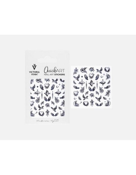 Quick Art 01 | Stickers Autoadhesivos para Nail Art Exprés