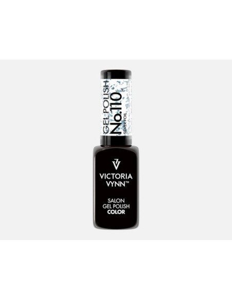 Victoria Vynn Gel Polish 110 Silver Foil | Esmalte Híbrido con Copos de Plata