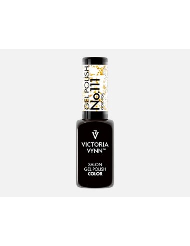 Victoria Vynn Gel Polish 111 Gold Foil | Esmalte Híbrido con Copos de Oro