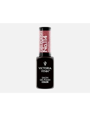 Victoria Vynn Gel Polish 114 Pinky Glitter | Esmalte Híbrido Rosa con Glitter