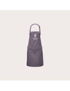Delantal Gris Victoria Vynn | Profesionalismo y Estilo en tu Salón