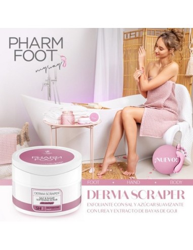 Exfoliante DERMA SCRAPER 200ml | Sal y Azúcar con Urea y Goji