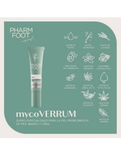 VV Pharm Foot mycoVERRUM 15ml - Suero para Piel y Uñas con Aceite Ozonizado 2