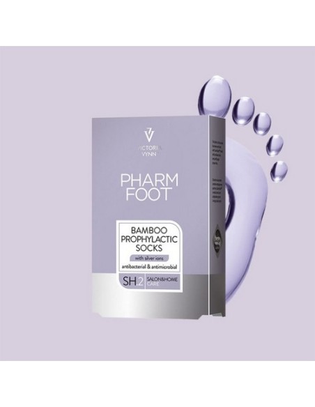 VV Pharm Foot Calcetines Bamboo - Calcetines con Iones de Plata Antibacterianos