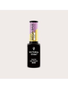 Gel Polish Base Mega Base Lilac 8ml - Base Híbrida Reforzadora Lila