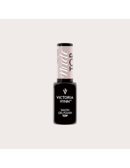 Gel Polish Top NUDE No Wipe 8ml - Top Coat Beige Natural para Manicura Elegante