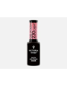 Victoria Vynn Gel Polish 230 Carat Coral Diamond | Esmalte Híbrido Rosa Cálido con Purpurina Multicolor 2