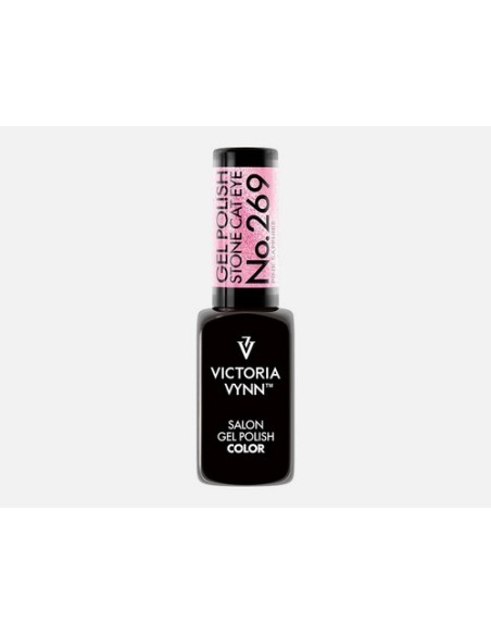 Victoria Vynn Gel Polish 269 Cat Eye Pink Sapphire - Esmalte Magnético Rosa Brillante con Destellos Plateados