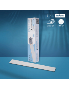 Archivos Desechables Blancos de papmAm para Lima de Uñas Recta EXPERT 22 (50 piezas) - Valsant Stetics