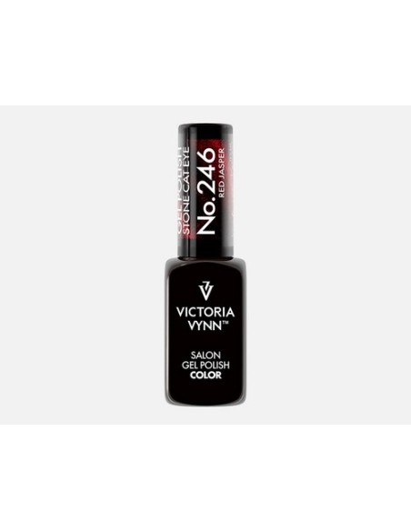 Victoria Vynn Gel Polish 246 Cat Eye Red Jasper - Esmalte Magnético con Destellos Carmesí