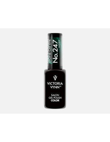 Victoria Vynn Gel Polish 247 Cat Eye Jadeit - Esmalte Magnético con Destellos Verde Botella