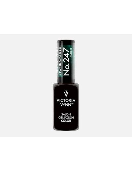 Victoria Vynn Gel Polish 247 Cat Eye Jadeit - Esmalte Magnético con Destellos Verde Botella
