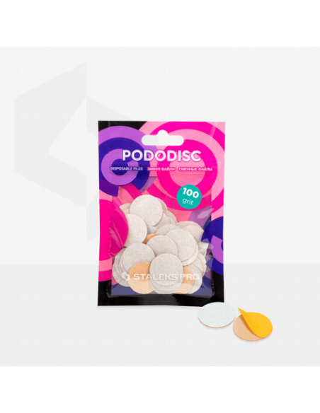 Recargas blancas para disco de pedicura PODODISC STALEKS PRO M (50 uds) | Valsant Stetics