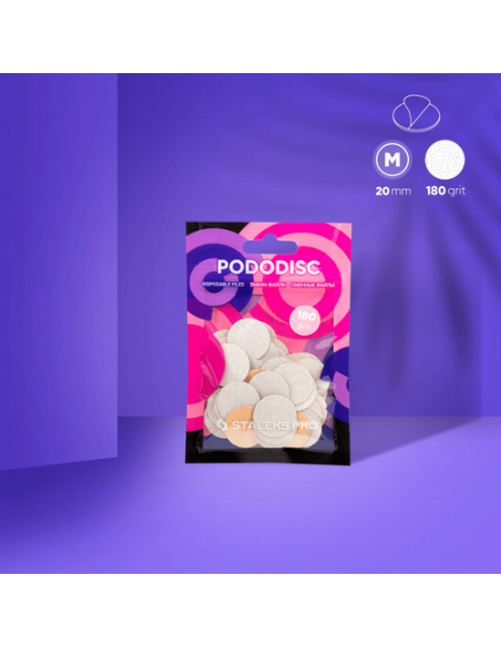 Recargas blancas para disco de pedicura PODODISC STALEKS PRO M (50 uds) | Valsant Stetics