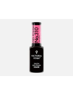 GEL POLISH 310 PINK MINA  Esmalte Híbrido Rosa Neón Fluorescente de Victoria Vynn 2