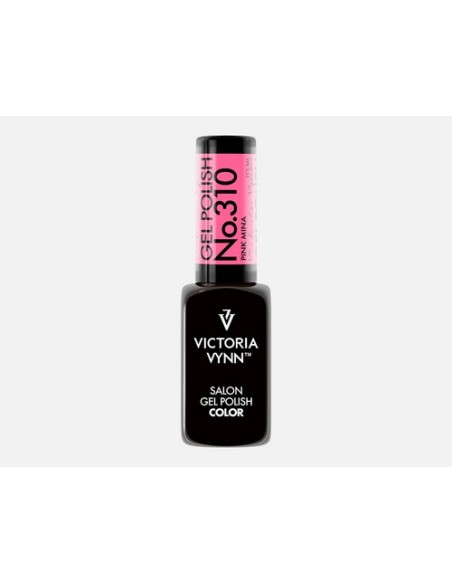 GEL POLISH 310 PINK MINA  Esmalte Híbrido Rosa Neón Fluorescente de Victoria Vynn