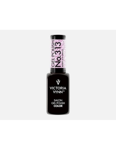 GEL POLISH 313 BERRY ICE CREAM  Esmalte Híbrido Violeta Cremoso de Victoria Vynn