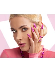 GEL POLISH 321 FUCHSIA MIZAR  Esmalte Híbrido Rosa Fucsia con Reflejos Plateados de Victoria Vynn 2