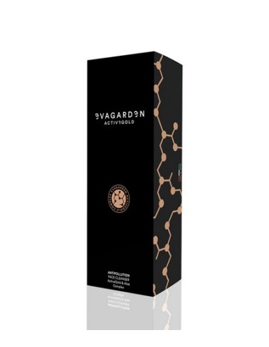 Limpiador Facial Antipolución ACTIVEGOLD EVAGARDEN  Piel limpia y radiante | Valsant Stetics