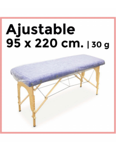 Sábanas ajustables camilla TNT 30 g | 95x220 cm para uso profesional