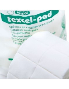 Compresas de celulosa 4x5 cm (2x500 uds) | Tipo Pur-Zellin para uso sanitario