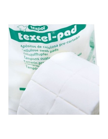 Compresas de celulosa 4x5 cm (2x500 uds) | Tipo Pur-Zellin para uso sanitario