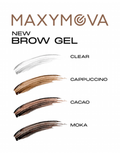 Brow Gel Fix & Go Maxymova Moka | Gel fijador con color marrón neutro

 2