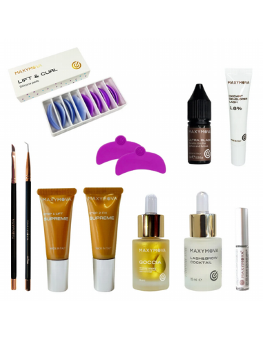 Kit Profesional de Laminación Maxymova | Tratamiento Completo para Pestañas y Cejas