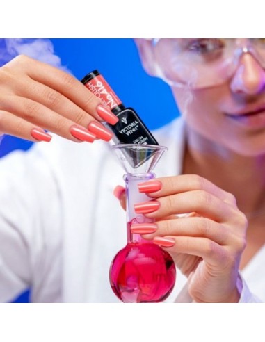 Gel Polish Coralline EVAGARDEN | Esmalte híbrido coral neón vibrante de larga duración

