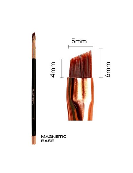 MAXYMOVA Magnetic Brush No.1 | Brocha Profesional para Cejas y Pestañas
