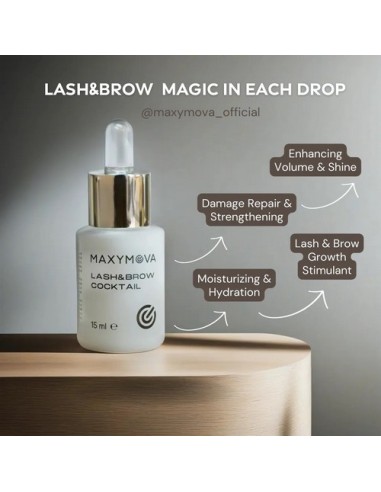 MAXYMOVA Lash & Brow Cocktail | Sérum Final Laminación 15 ml