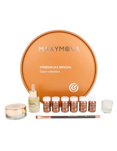 MAXYMOVA Premium Eyebrow Henna Kit | Color Profesional para Cejas