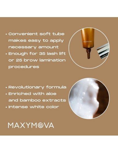 MAXYMOVA Step 1 SUPREME LIFT | Crema Permanente Laminación Pestañas y Cejas