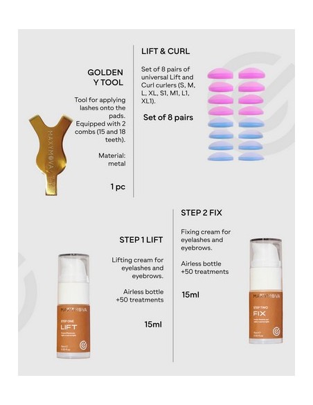 Kit Profesional Laminación Pestañas & Cejas MAXYMOVA | Más de 50 Tratamientos