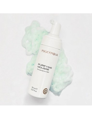 MAXYMOVA Purifying Cleansing Mousse con Propóleo y Oliva  Limpieza Purificante para Pestañas, Cejas y Rostro