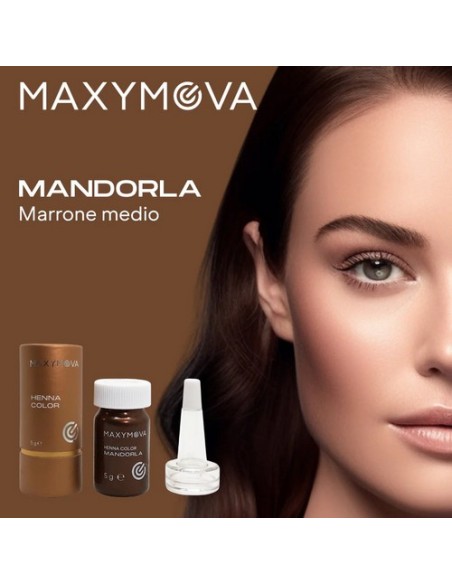 MAXYMOVA Henna Brow Color Mandorla  Tinte Semipermanente de Cejas con Henna