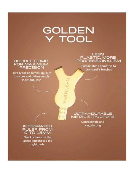 Golden Y Tool MAXYMOVA  Lifting de Pestañas Profesional