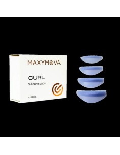 CURL Silicone Eyelash Shields MAXYMOVA  Índigo Glitter (4 Pares) 2